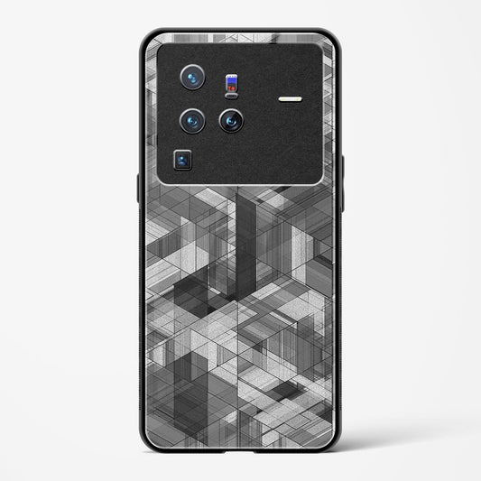 Black Diamond Grid - Vivo X80 Pro 5G Glass Gripper Case