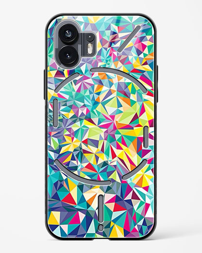 colorful geometric abstract - Nothing Phone 2 Glass Gripper Case