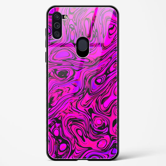 Colourful Liquid Vector - Samsung Galaxy A11 Glass Gripper Case