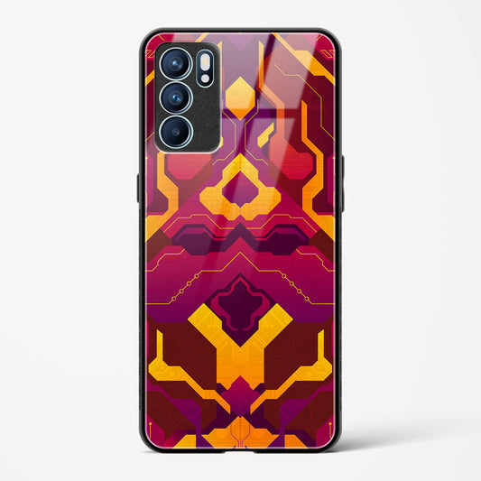 Pink Fusion - Oppo Reno 6 Pro 5G Glass Gripper Case