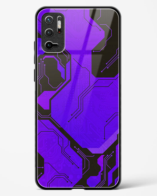 Purple Pulse - Redmi Note 10T 5G Glass Gripper Case