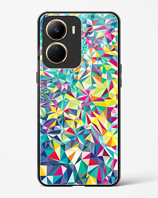 colorful geometric abstract - Vivo Y16 Glass Gripper Case