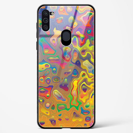 Contour Map - Samsung Galaxy M11 Glass Gripper Case