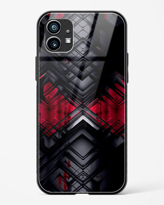 Red Eclipse - Nothing Phone 1 Glass Gripper Case