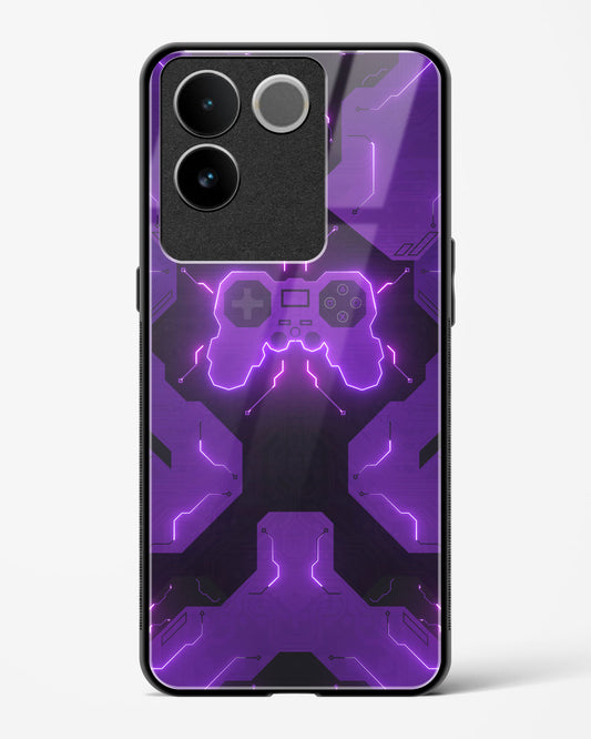 Violet Vortex - Vivo T2 Pro 5G Glass Gripper Case