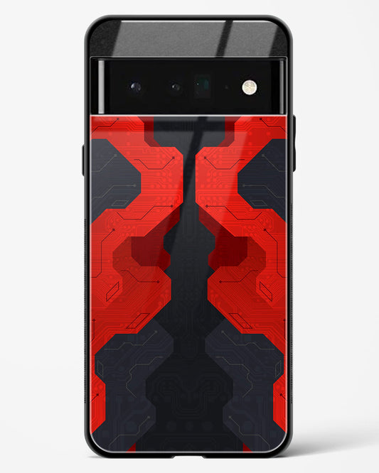 Crimson Fanatic - Google Pixel 6 Pro 5G Glass Gripper Case