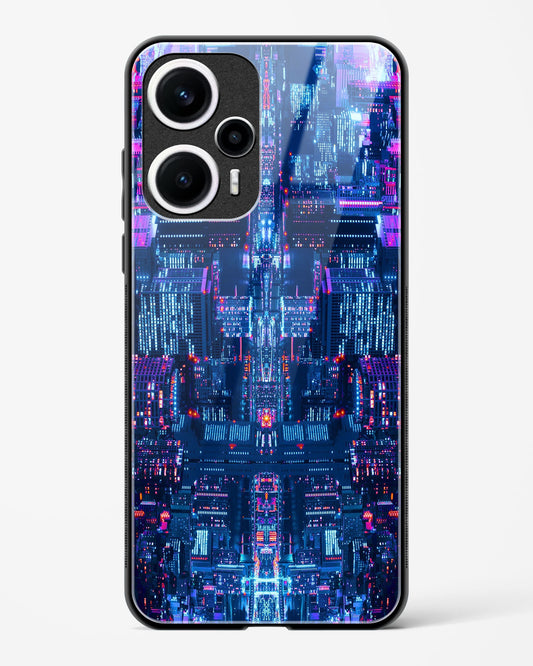 City Glitch - POCO F5 5G Glass Gripper Case