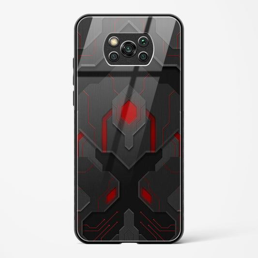 Obsidian Inferno - POCO X3 Pro Glass Gripper Case