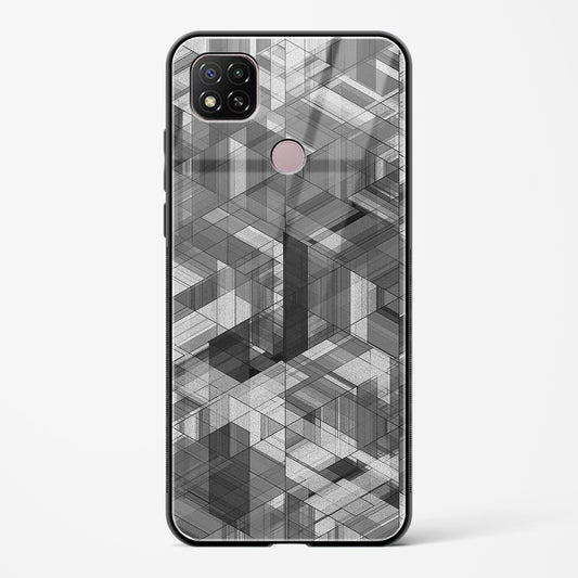 Black Diamond Grid - Redmi 9 Activ Glass Gripper Case