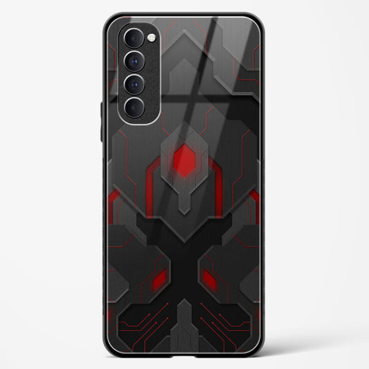 Obsidian Inferno - Oppo Reno 4 Pro Glass Gripper Case