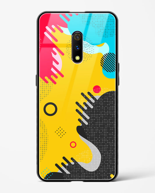 Boho Abstract - Realme X Glass Gripper Case