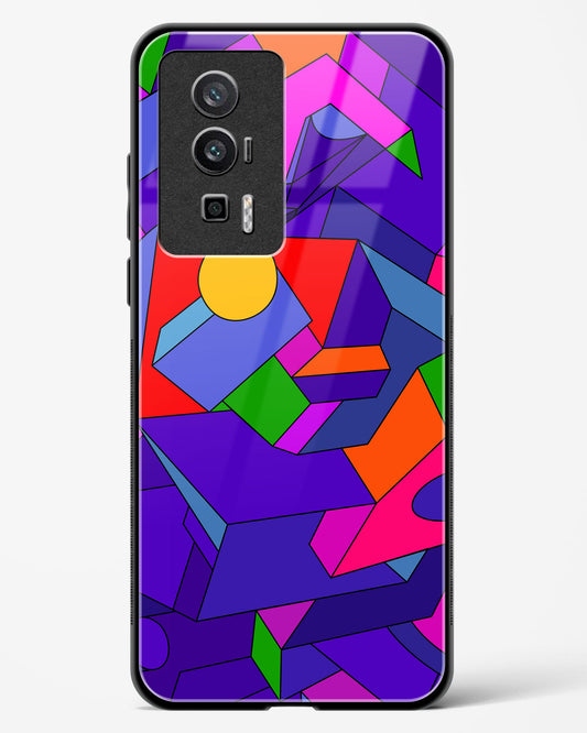 Geometric Chroma - Redmi K60 Glass Gripper Case