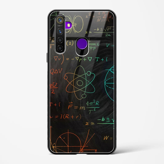 Physics Inky Black - Realme 5 Pro Glass Gripper Case