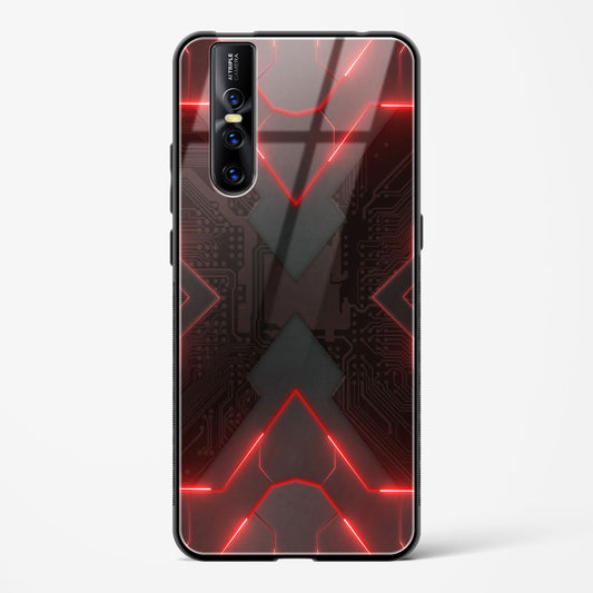 Red Horizon - Vivo V15 Pro Glass Gripper Case