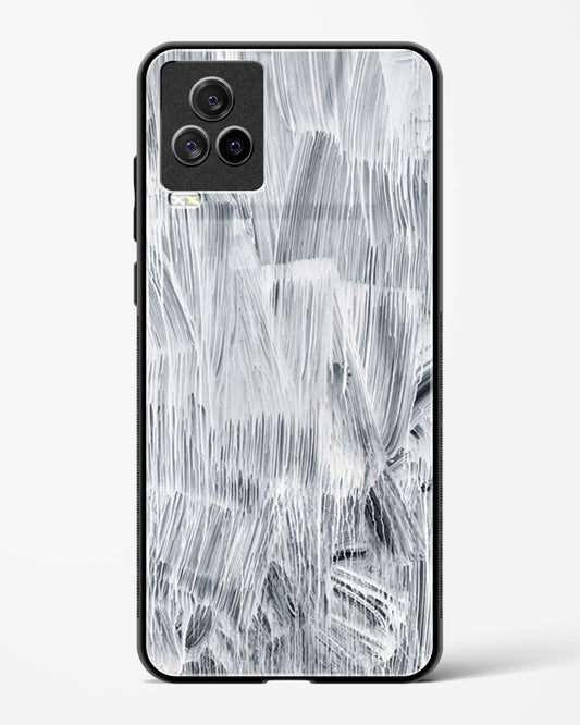 White Paint - Vivo iQOO7 Legend 5G Glass Gripper Case