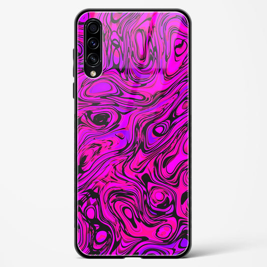 Colourful Liquid Vector - Samsung Galaxy A30S Glass Gripper Case