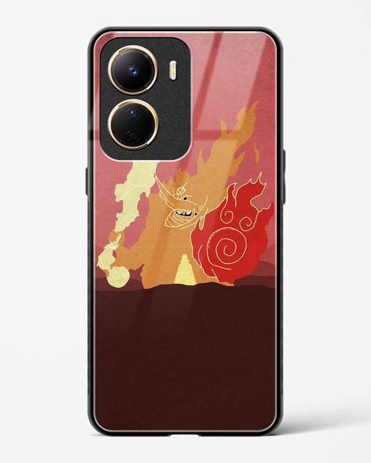 Scarlet Storm - Vivo Y16 Glass Gripper Case