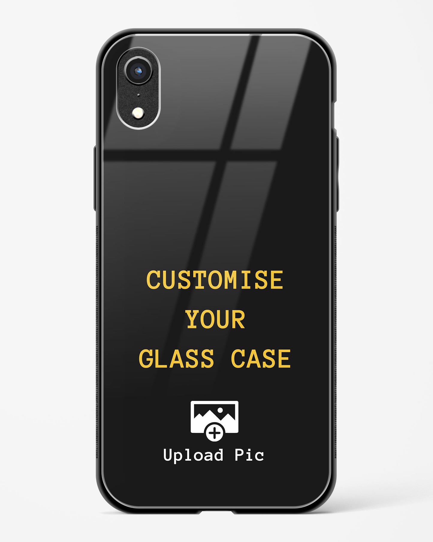 Customizable - iPhone XR Glass Gripper Case