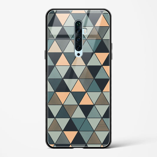 Triangle Mosaic - Oppo Reno 2F Glass Gripper Case