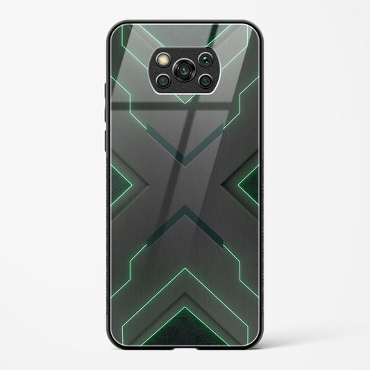 Green Horizon - POCO X3 Glass Gripper Case