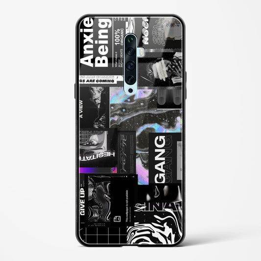 anxiety being - Oppo Reno 2Z Glass Gripper Case