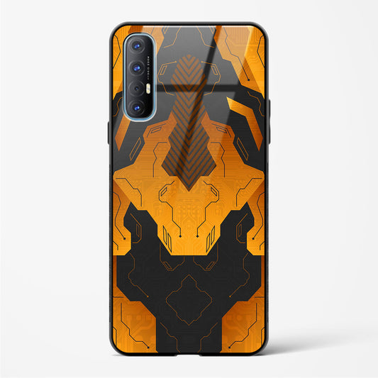 Gilded Edge - Oppo Reno 3 Pro Glass Gripper Case