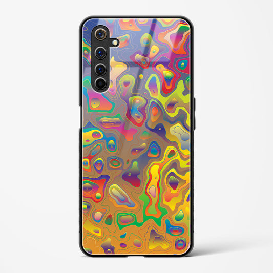 Contour Map - Realme 6 Glass Gripper Case