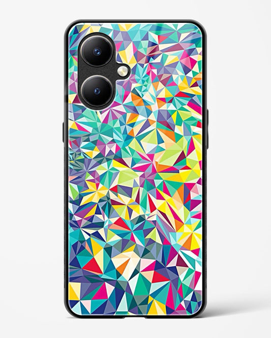 colorful geometric abstract - Vivo Y27 Glass Gripper Case