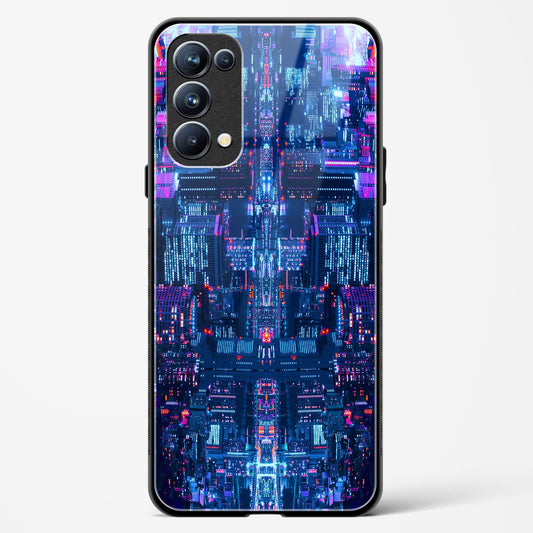 City Glitch - Oppo Reno 5 Pro Glass Gripper Case