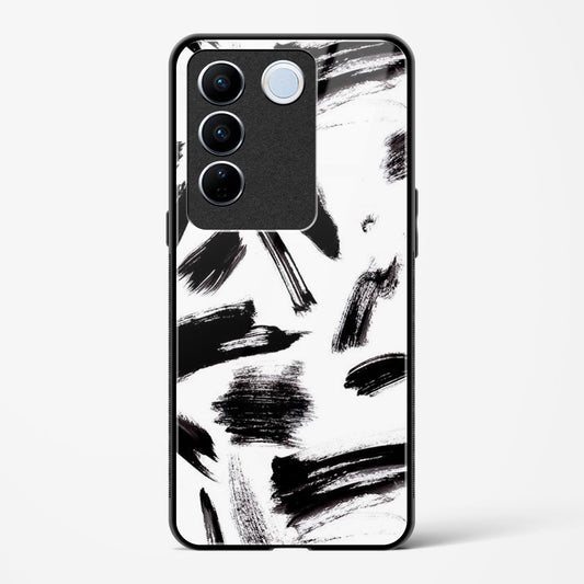 Ink Marks - Vivo V27 Pro Glass Gripper Case