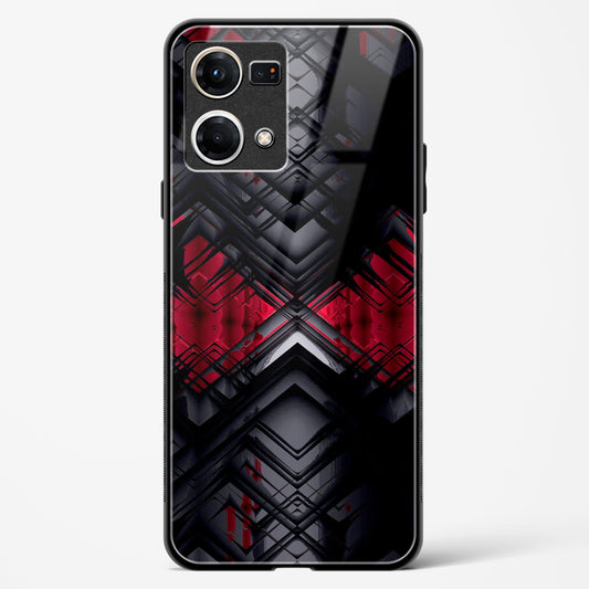 Red Eclipse - Oppo F21 Pro 4G Glass Gripper Case