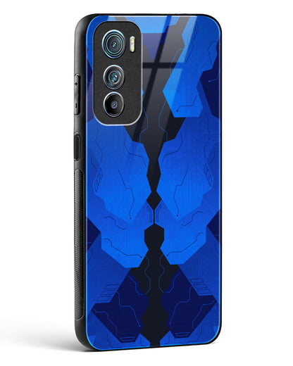 Blue Blitz - Motorola Edge 30 Glass Gripper Case