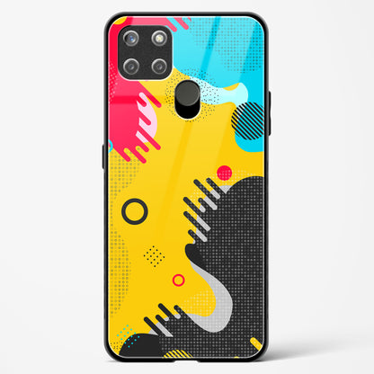 boho abstract - Realme C25Y Glass Gripper Case