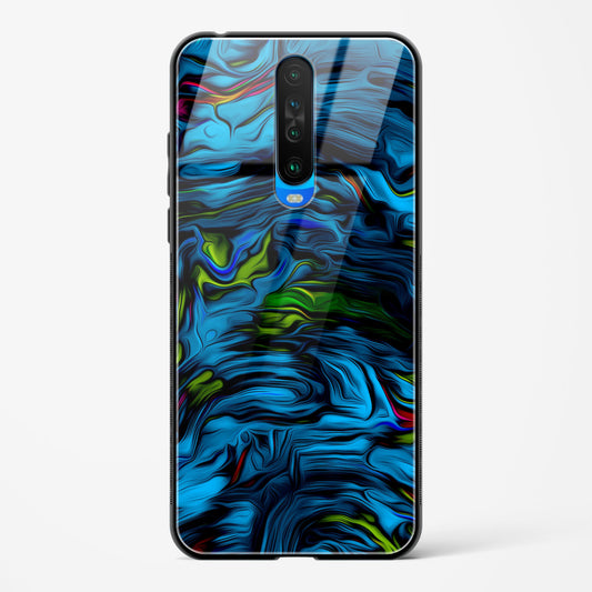 Aquatic Blue - POCO X2 Glass Gripper Case