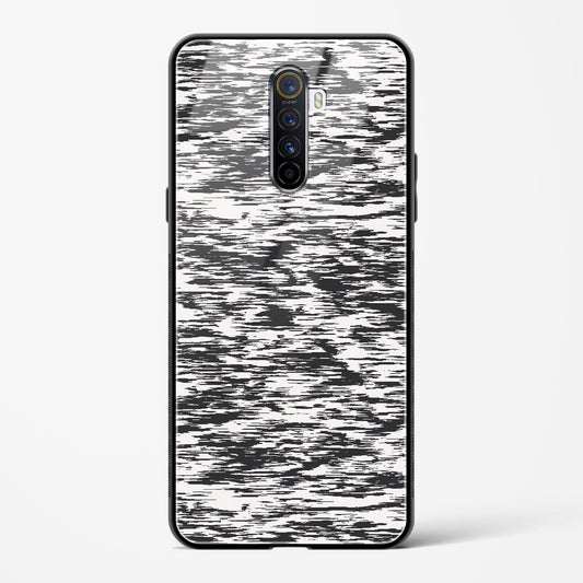 Black and White Glitch - Realme X2 Pro Glass Gripper Case