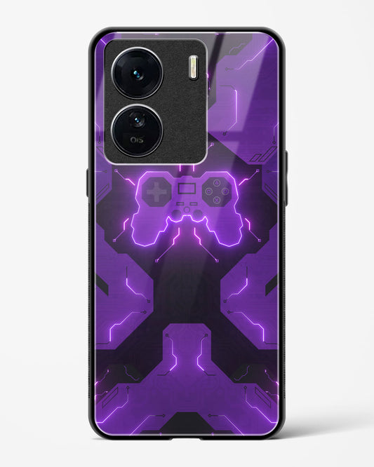 Violet Vortex - Vivo iQOO Z7s Glass Gripper Case