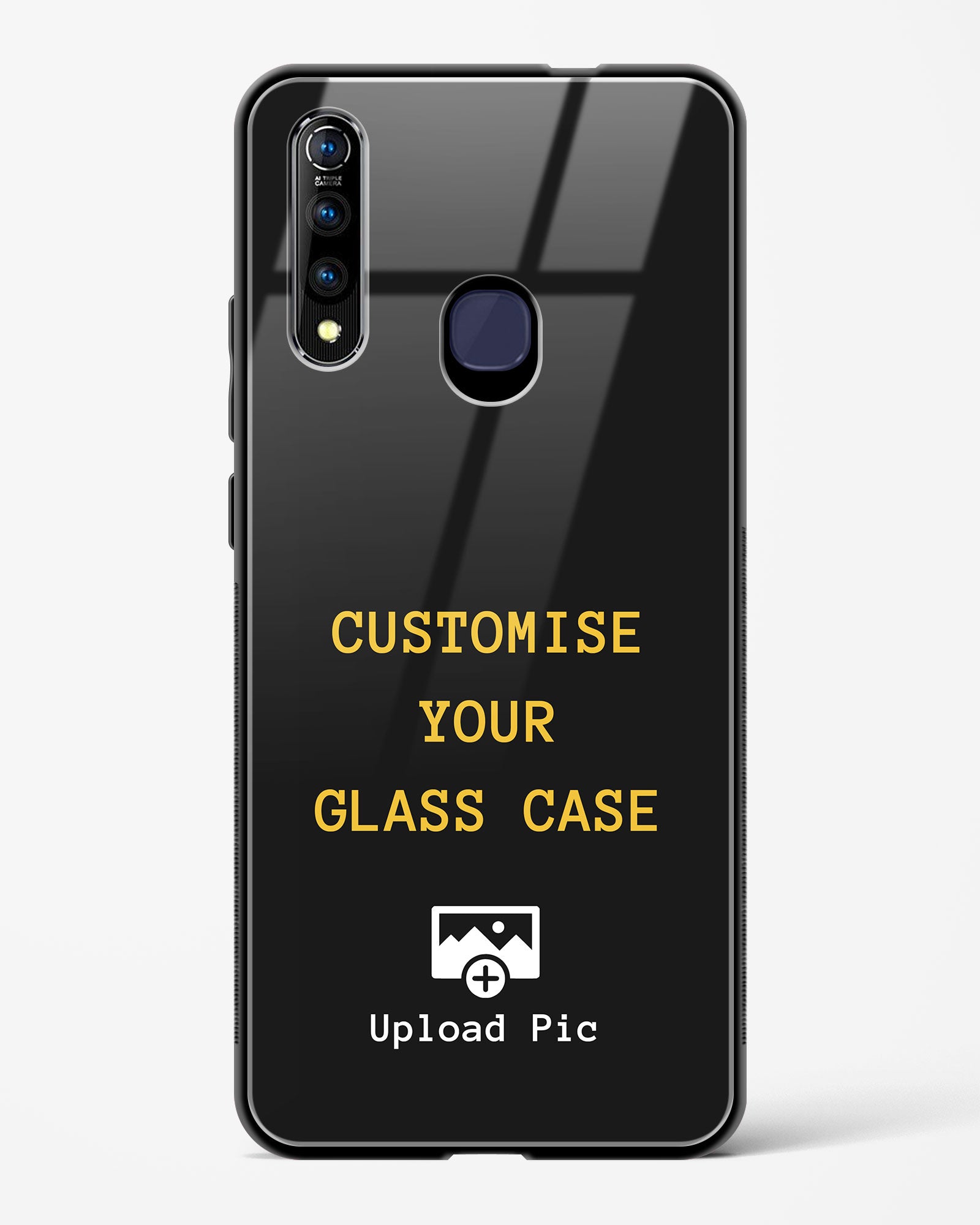 Customizable - Vivo Z1 Pro Glass Gripper Case