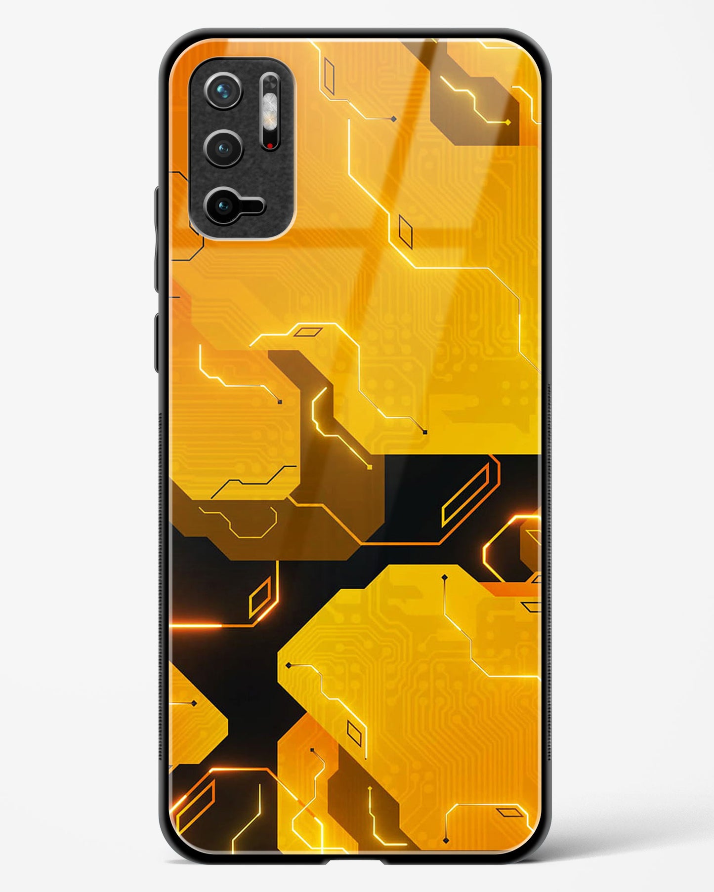 Solar Flare - Redmi Note 10T 5G Glass Gripper Case