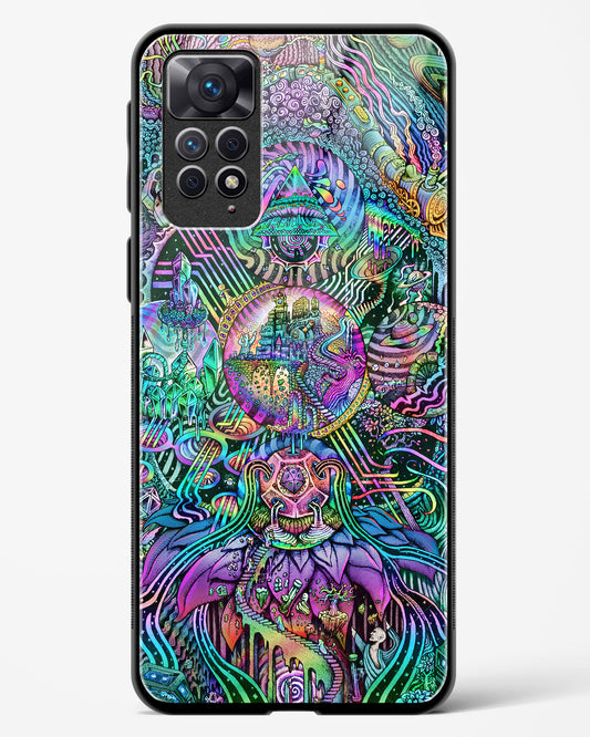 Trippy Galaxy - Redmi Note 11 Glass Gripper Case