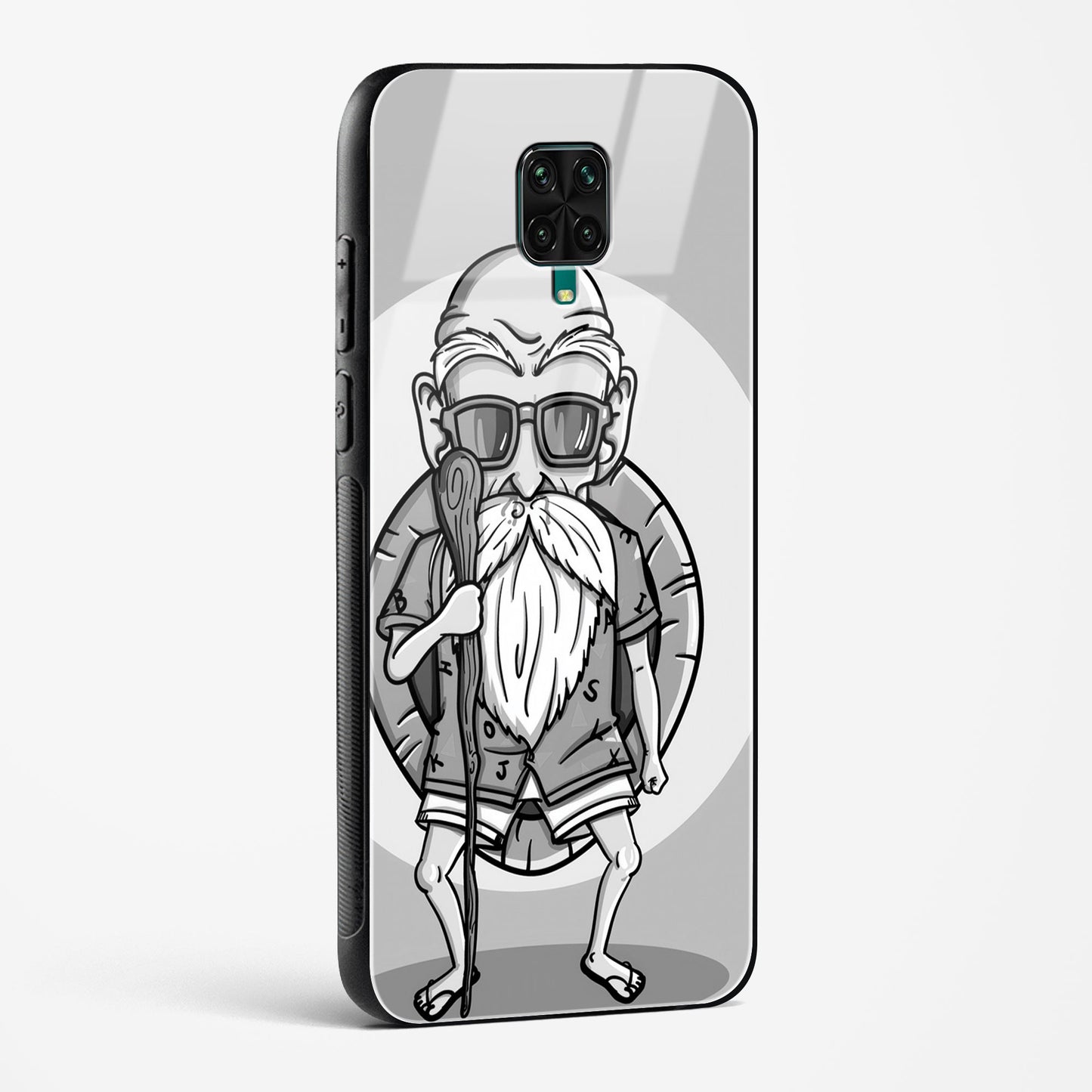 Turtle Hermit POCO M2 Pro Glass Case