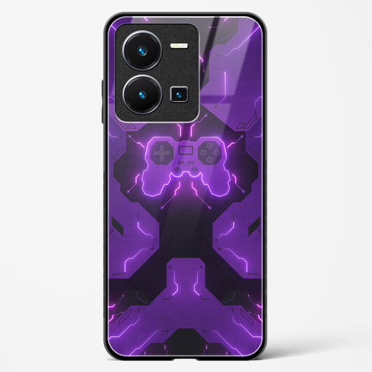 Violet Vortex - Vivo Y35 Glass Gripper Case