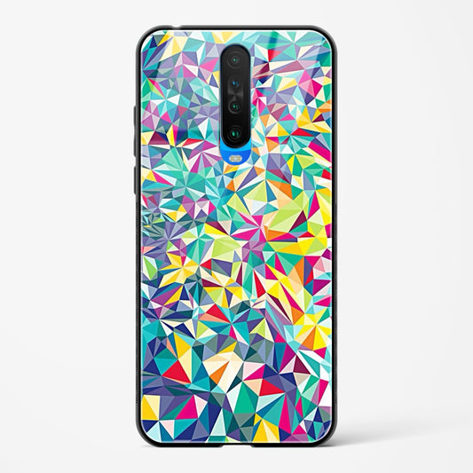 colorful geometric abstract - Redmi K30 Glass Gripper Case