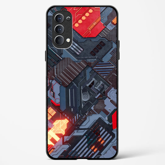 Sanguine Surge - Oppo Reno 4 Glass Gripper Case