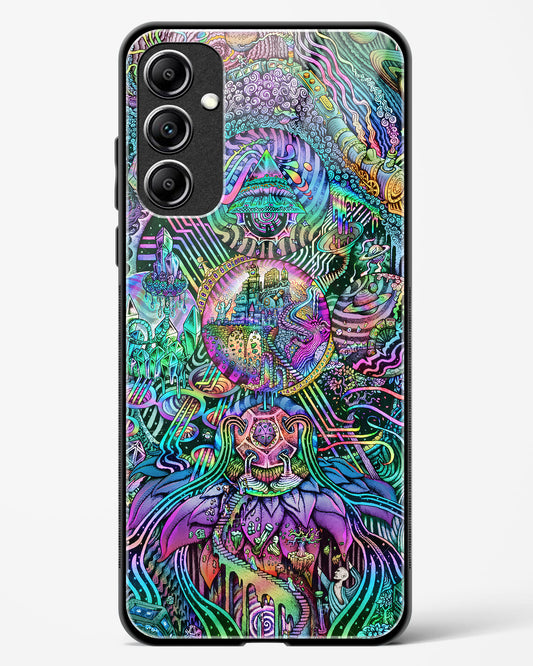 Trippy Galaxy - Samsung Galaxy M14 5G Glass Gripper Case