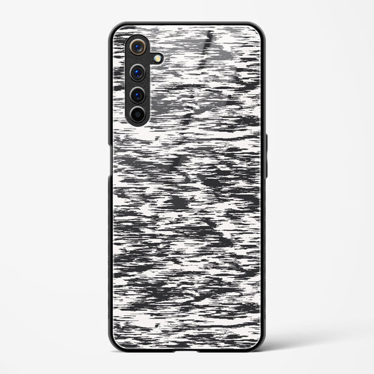 Black and White Glitch - Realme 6s Glass Gripper Case