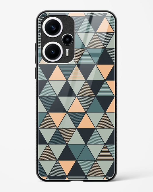 Triangle Mosaic - POCO F5 5G Glass Gripper Case