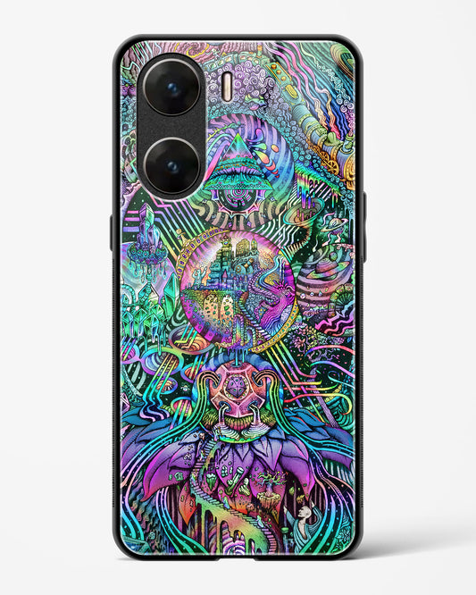 Trippy Galaxy - Vivo V29e Glass Gripper Case