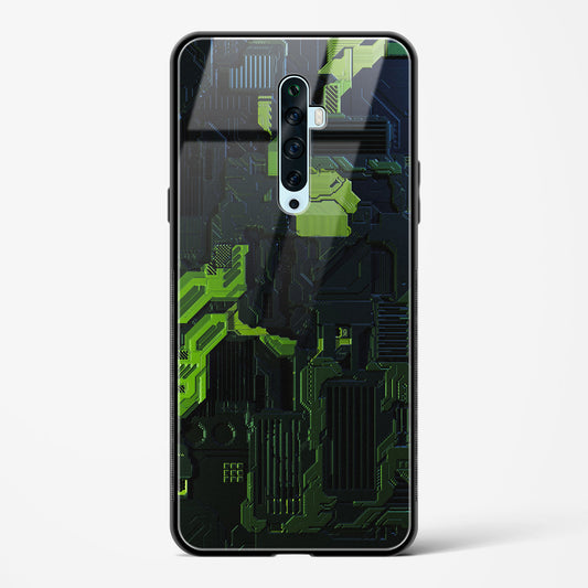 Shadowed Jade - Oppo Reno 2F Glass Gripper Case