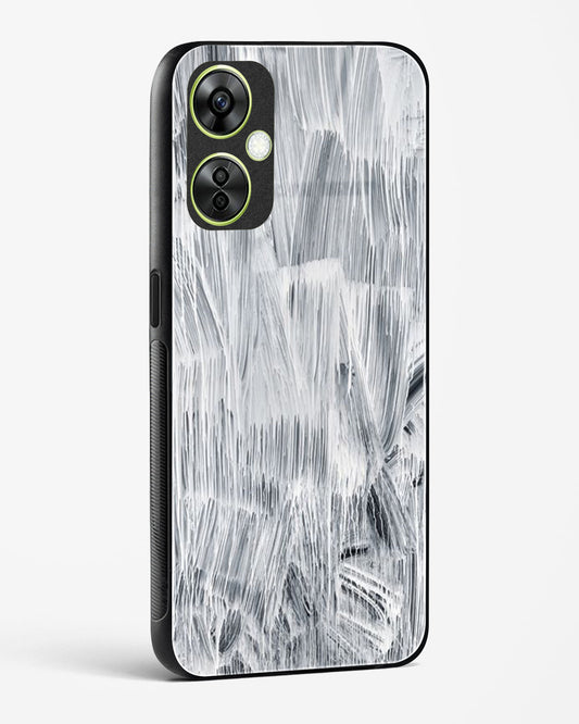 White Paint - OnePlus Nord CE 3 Lite Glass Gripper Case