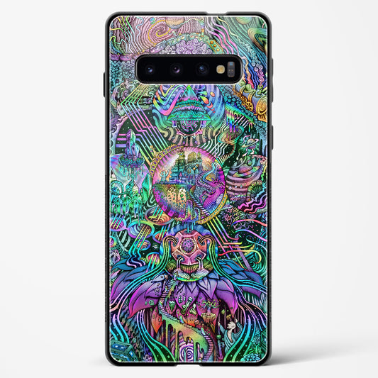 Trippy Galaxy  - Samsung Galaxy S10 Plus Glass Gripper Case